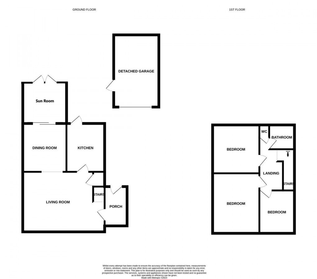 Floorplan for Ladywell Way, Ponteland, Newcastle Upon Tyne, Northumberland