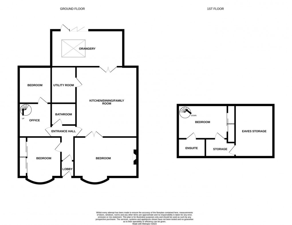 Floorplan for East Law, Ebchester, Consett, Co Durham