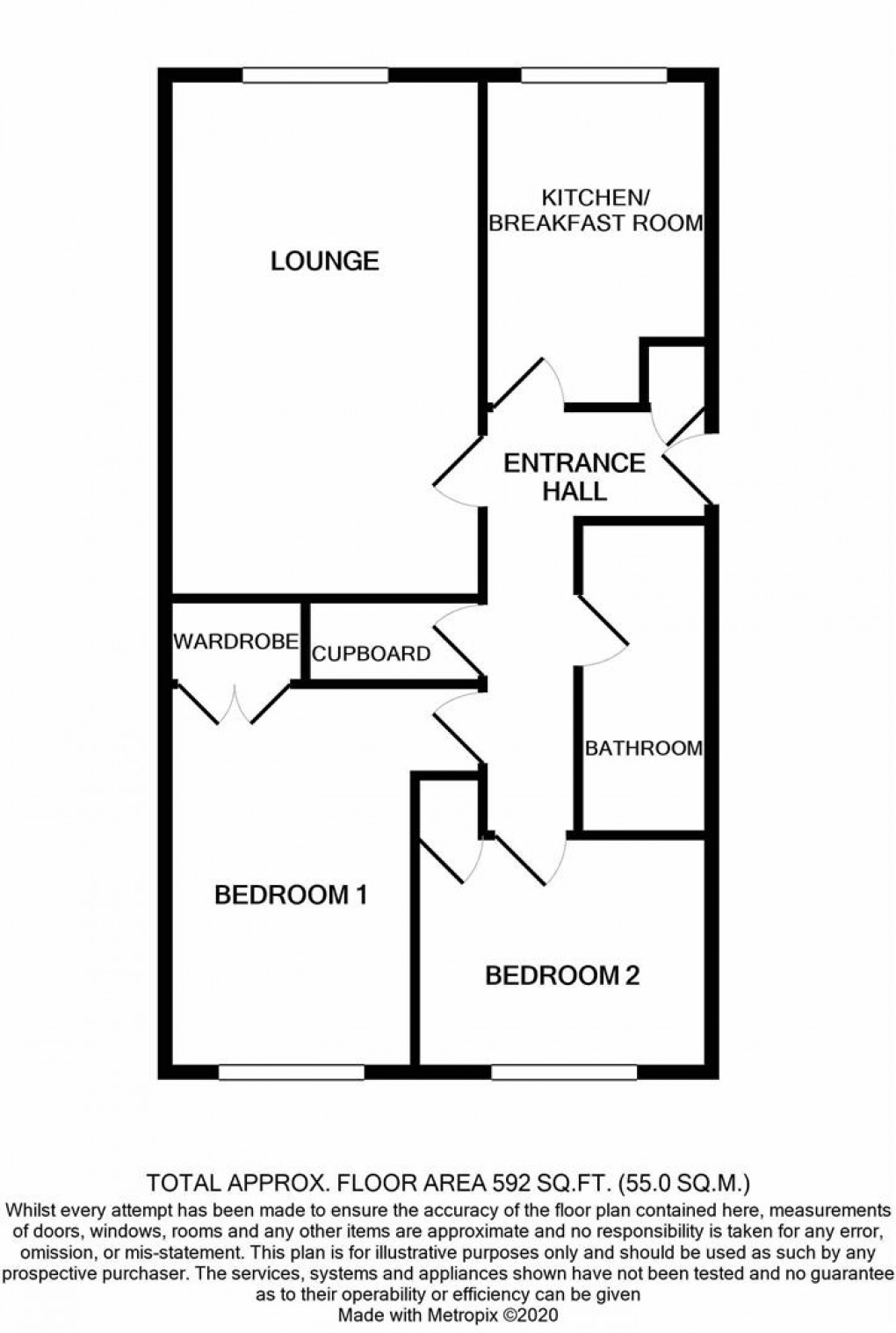 Floorplan for Dunsgreen Court, Ponteland