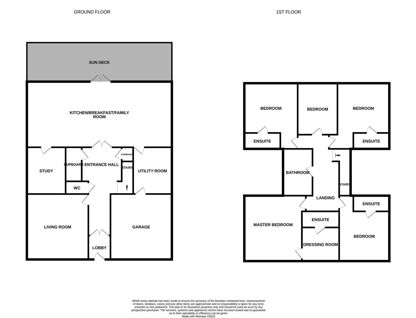 Floorplans For Whinfell Road, Ponteland, Newcastle Upon Tyne
