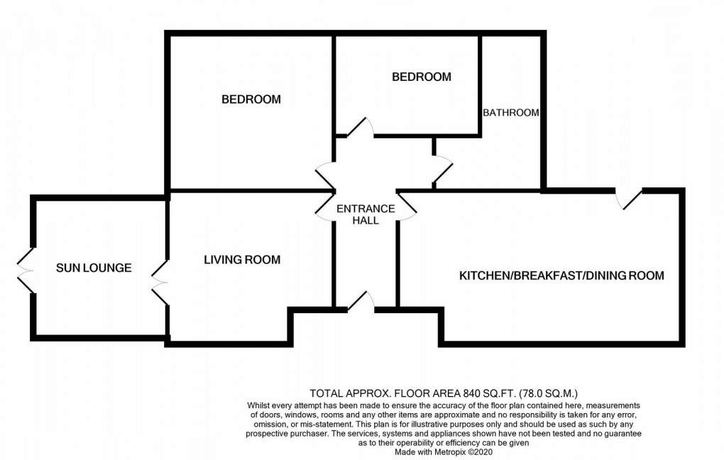 Floorplan for Fawdon Park Road, Fawdon, Newcastle Upon Tyne