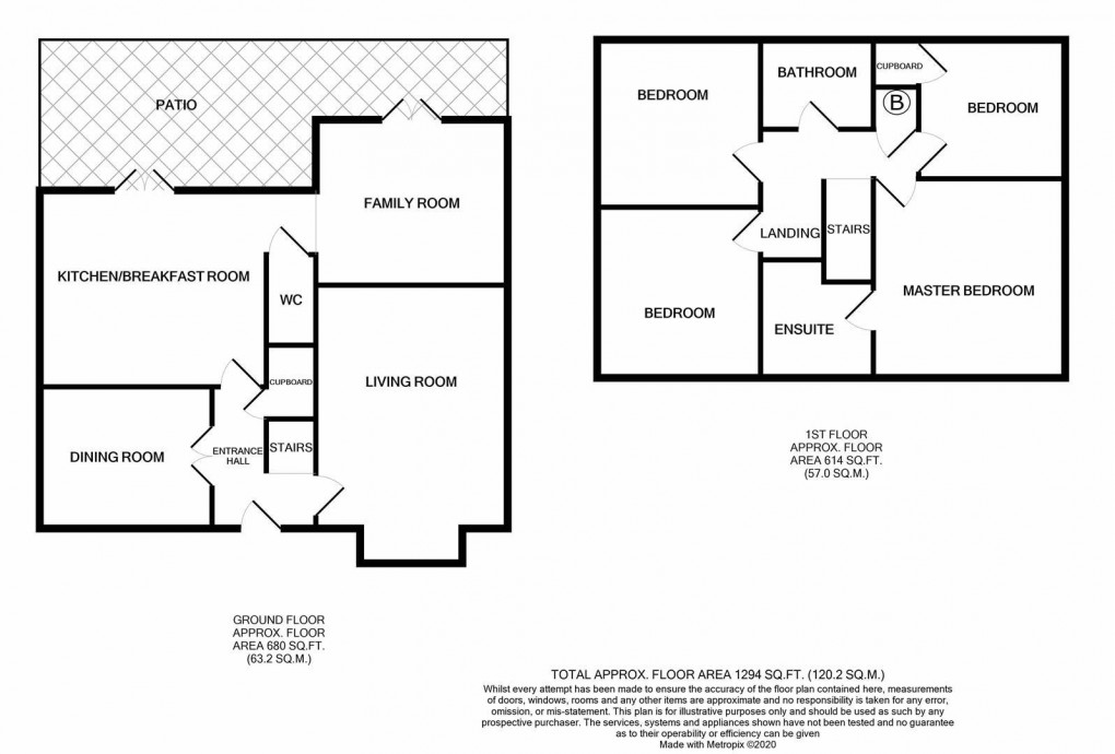 Floorplan for Rosewood Drive, Ponteland, Newcastle Upon Tyne, Northumberland