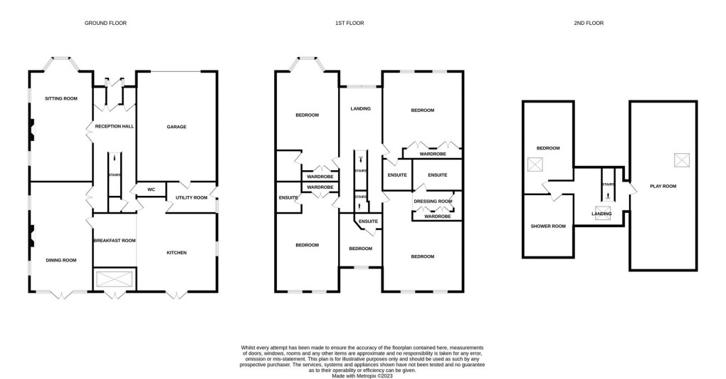 Floorplan for Whinfell Road, Darras Hall, Ponteland