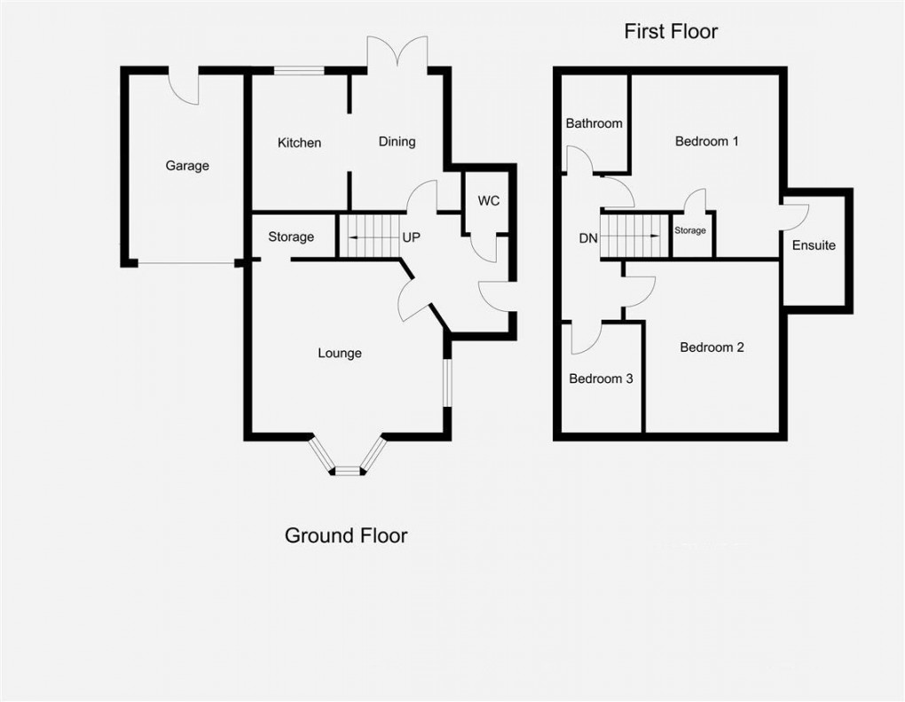 Floorplan for Hall Drive, Dinnington, Newcastle Upon Tyne