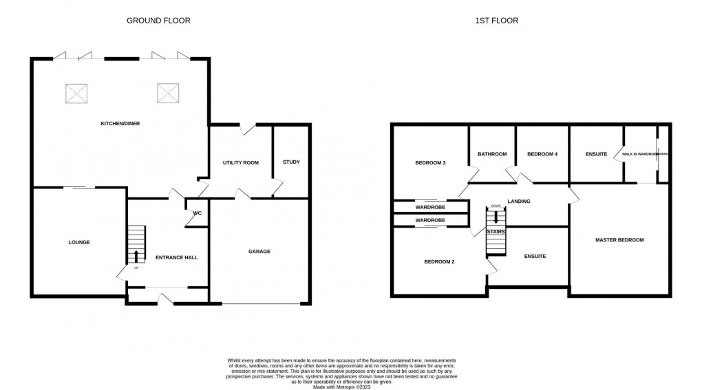 Floorplan for Paddock Hill, Ponteland, Newcastle Upon Tyne, Northumberland