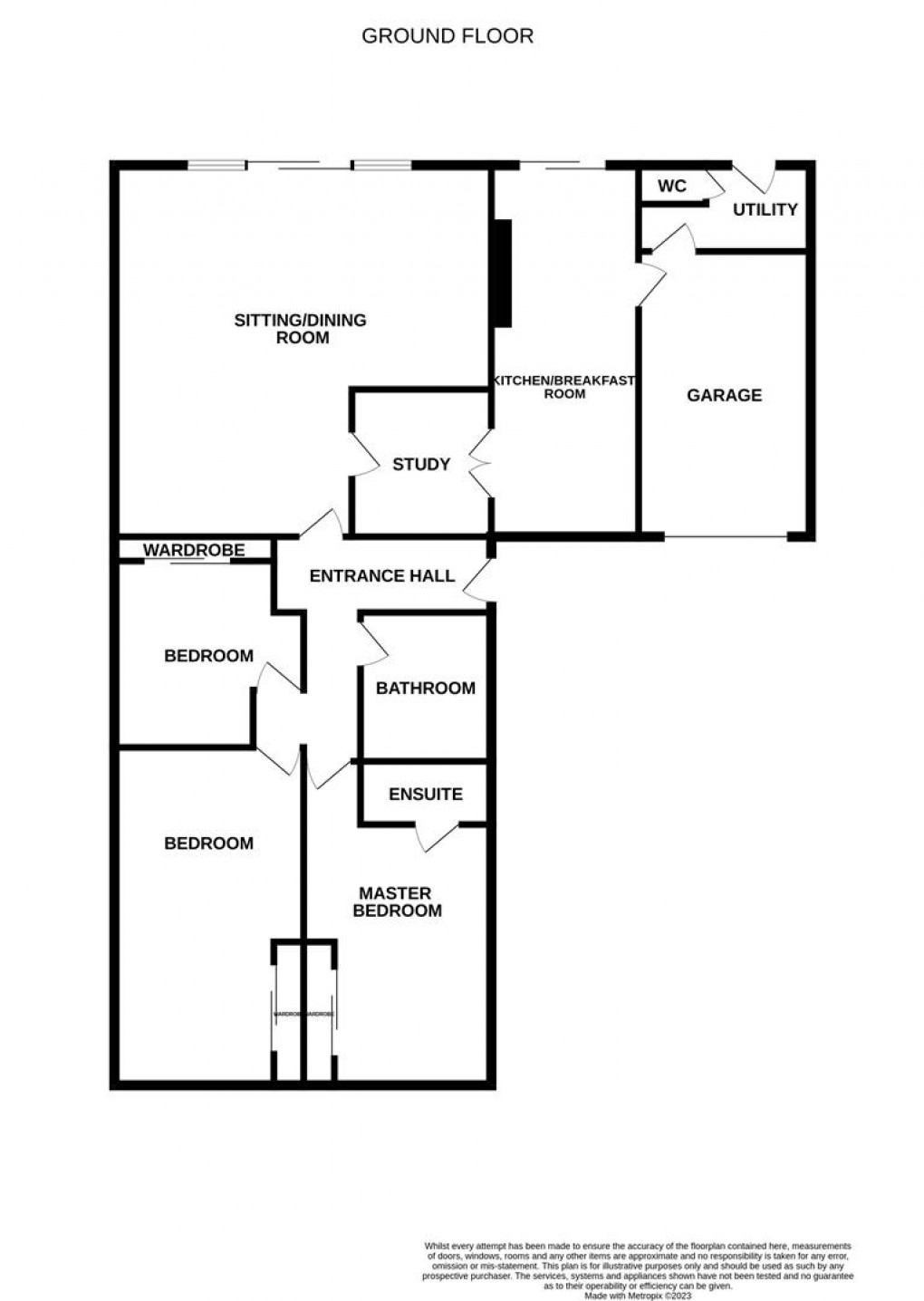 Floorplan for Ashdale, Darras Hall, Newcastle upon Tyne, Northumberland