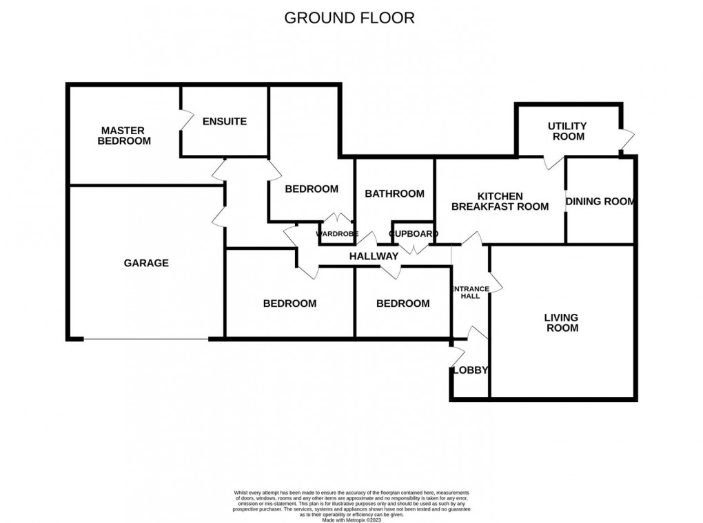 Floorplan for Stonehaugh Way, Darras Hall, Newcastle Upon Tyne, Northumberland