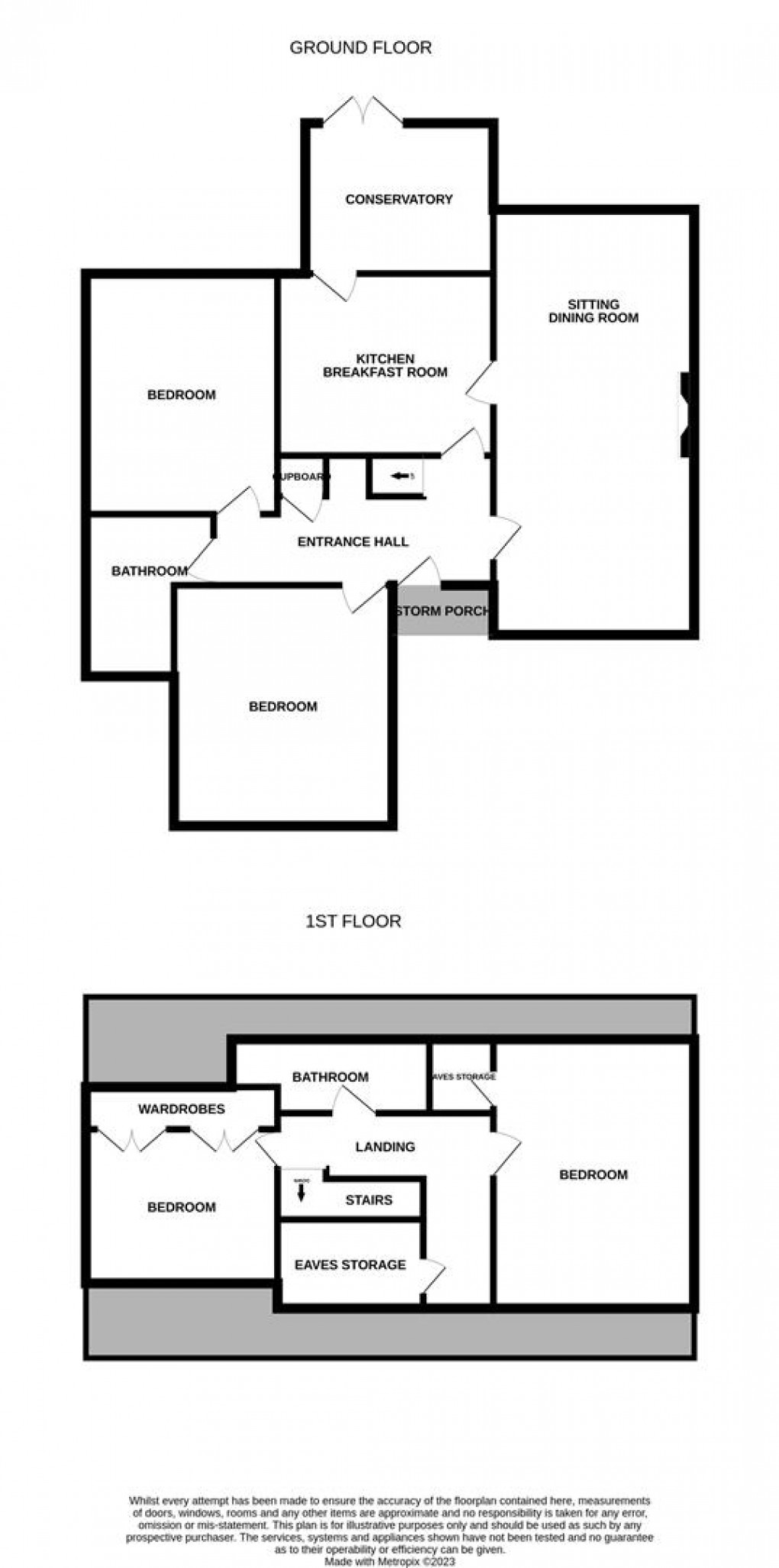 Floorplan for Longmeadows, Darras Hall, Newcastle Upon Tyne, Northumberland