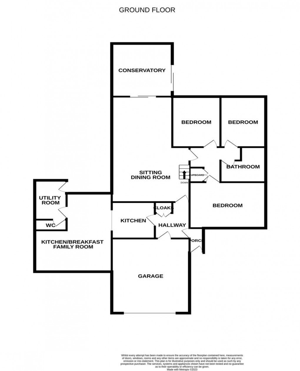 Floorplan for Ashdale, Darras Hall, Newcastle Upon Tyne, Northumberland