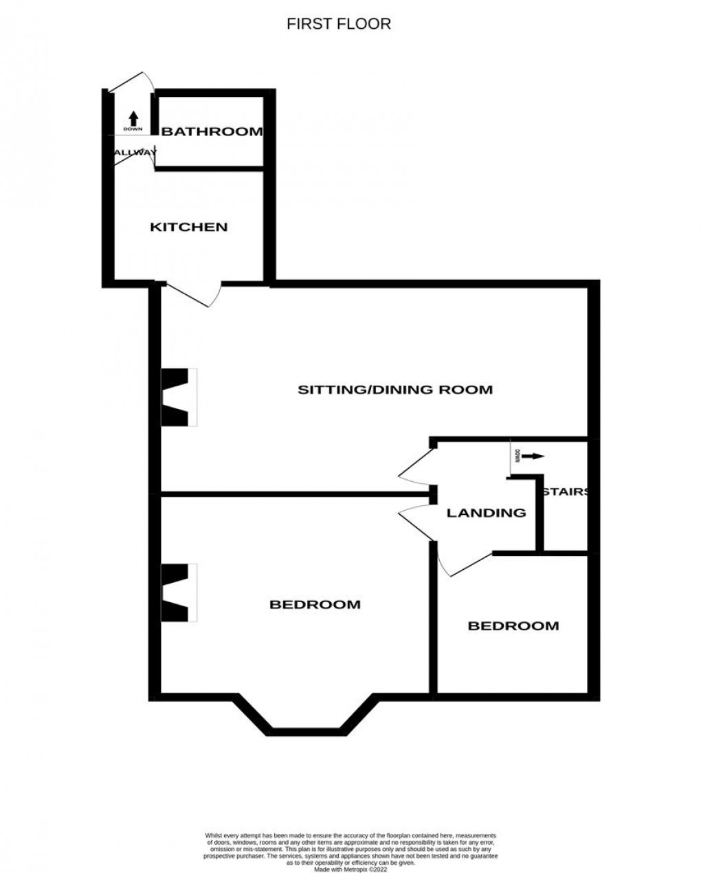 Floorplan for Addycombe Terrace, Heaton, Newcastle Upon Tyne
