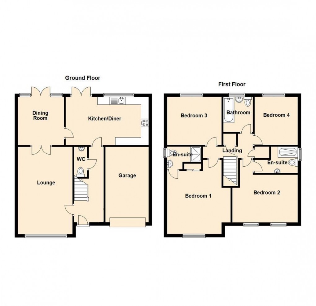 Floorplan for Broadfield Meadows, Kenton Bank Foot, Newcastle Upon Tyne