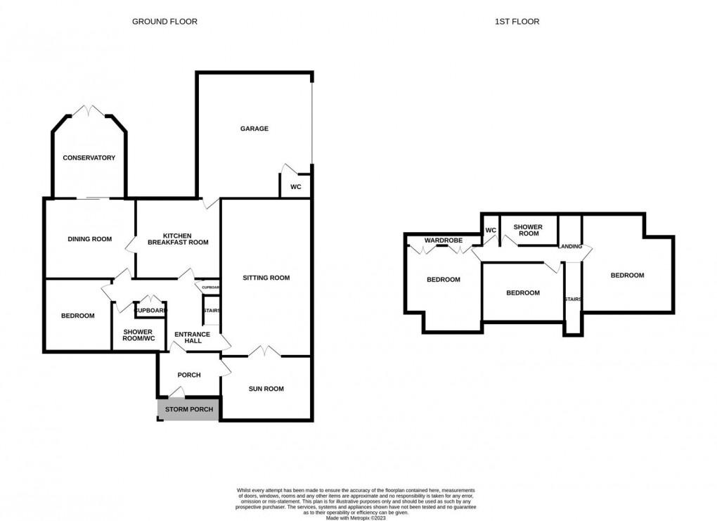 Floorplan for Errington Road, Darras Hall, Newcastle Upon Tyne