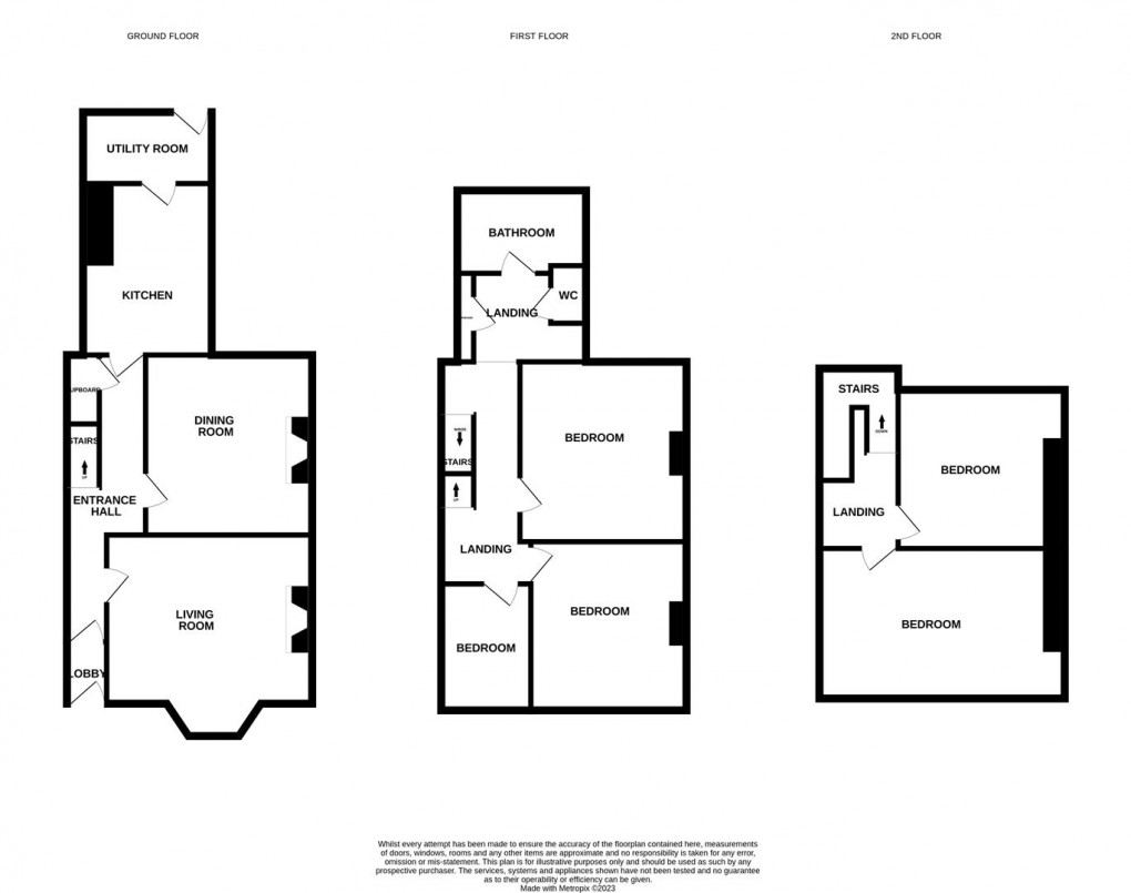 Floorplan for Third Avenue, Heaton, Newcastle Upon Tyne