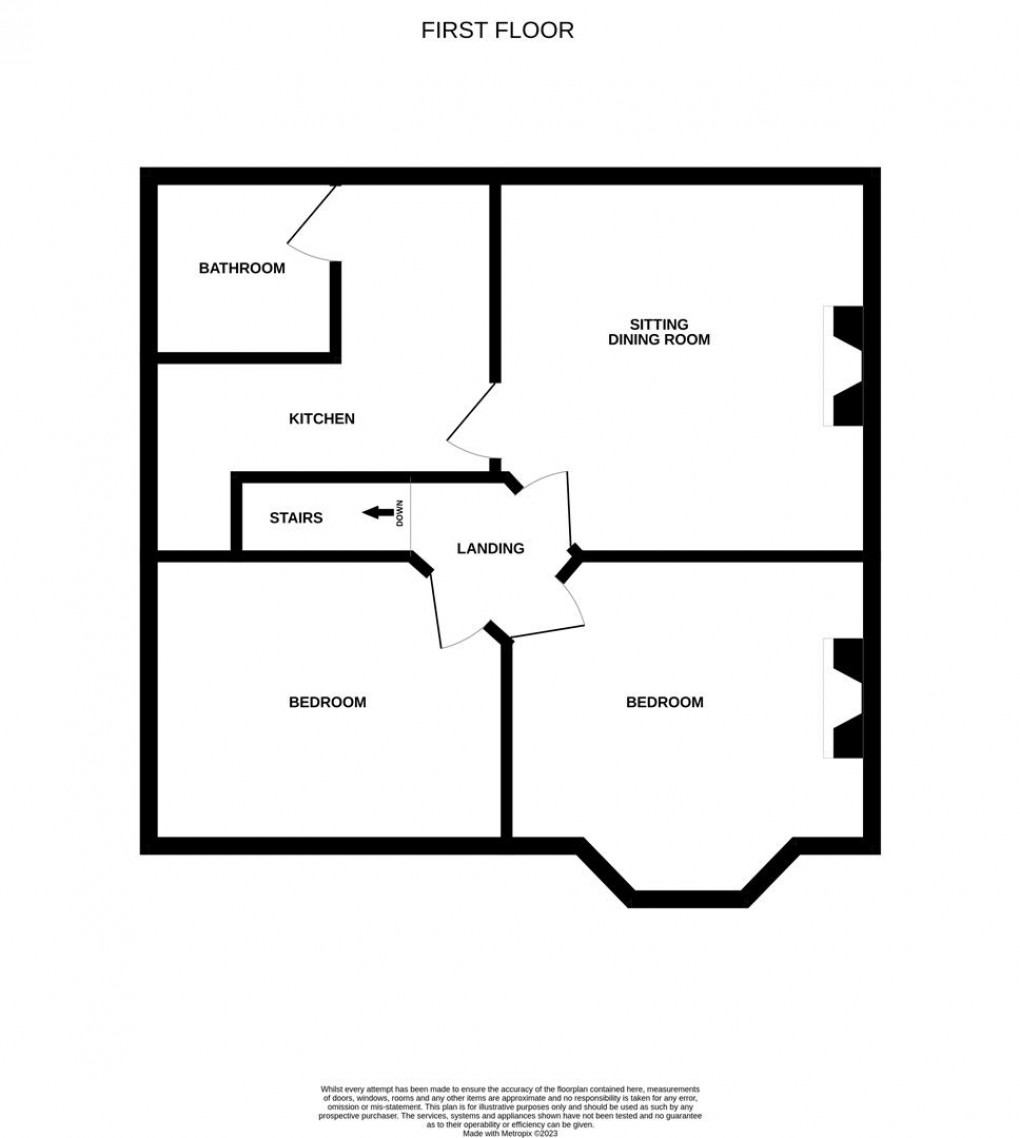 Floorplan for Marondale Avenue, Walkerdene, Newcastle Upon Tyne