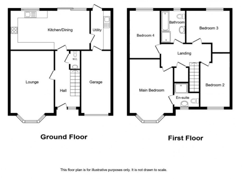 Floorplan for Housesteads Mews, Throckley, Newcastle Upon Tyne