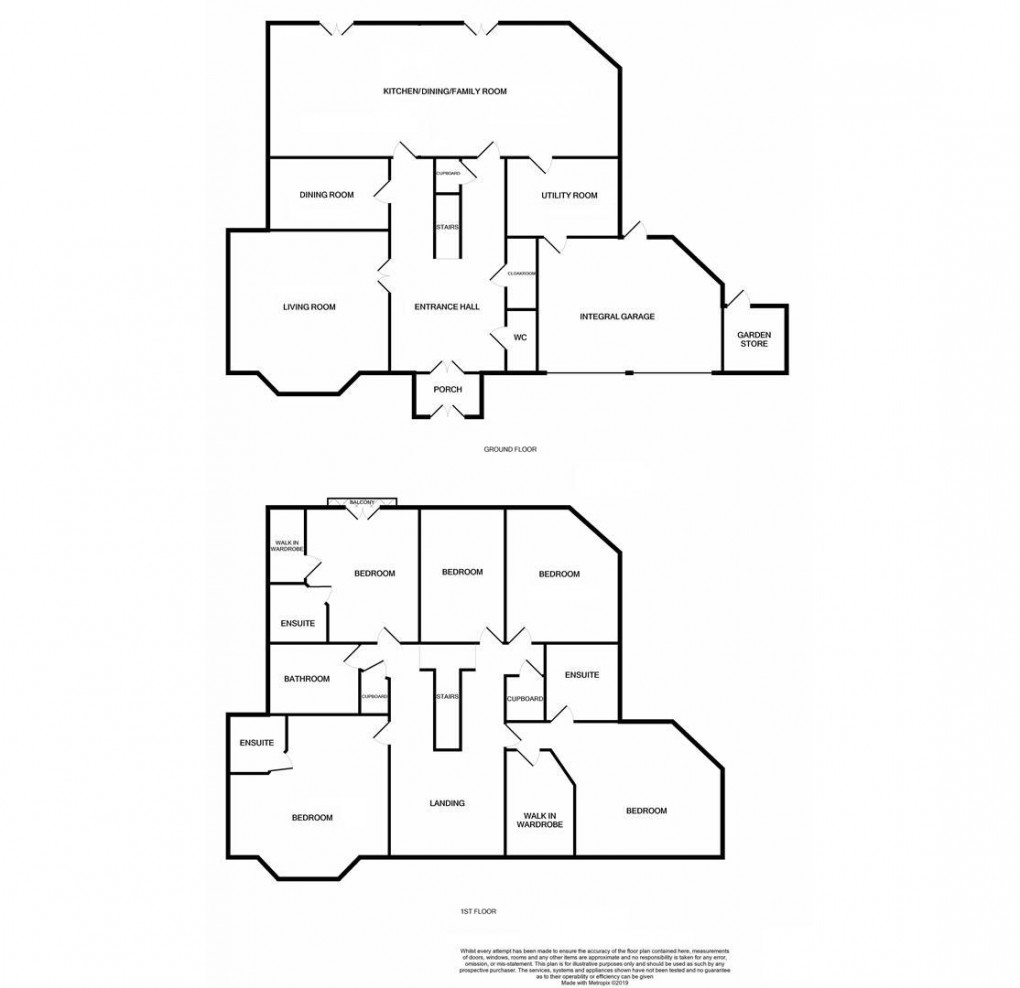 Floorplan for Western Way, Darras Hall, Ponteland, Newcastle Upon Tyne, Northumberland