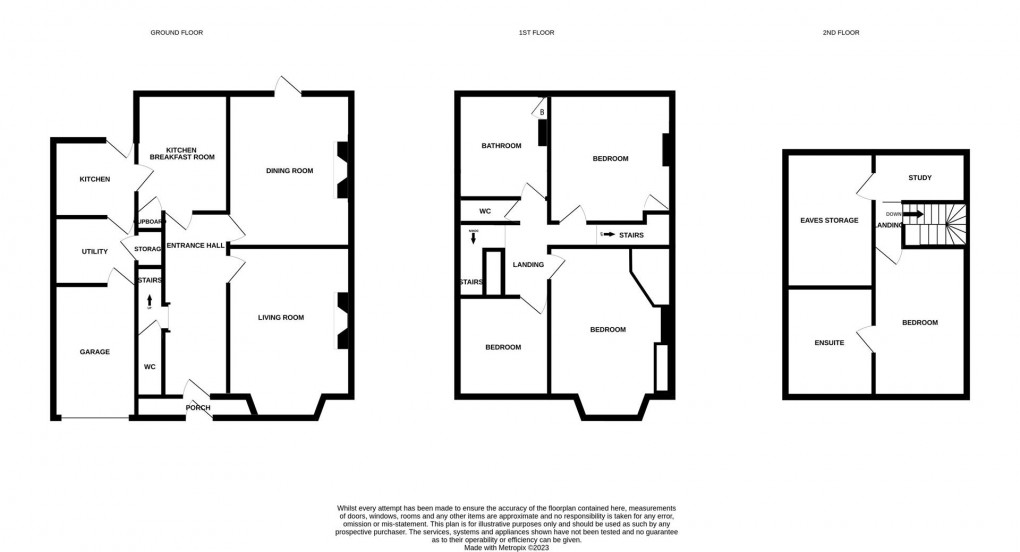 Floorplan for North Road, Ponteland, Newcastle Upon Tyne, Northumberland