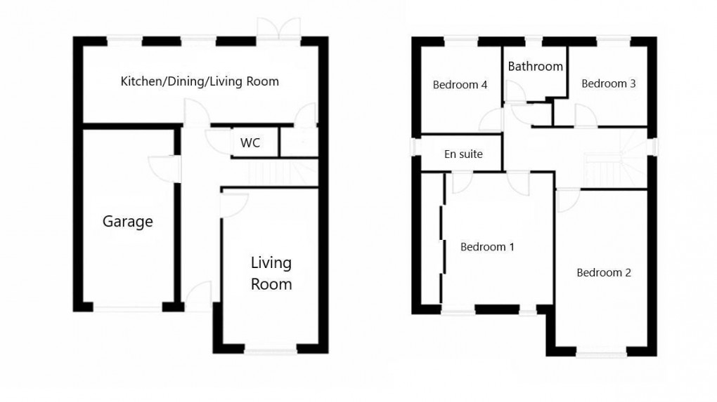 Floorplan for Cypress Point Grove, Dinnington, Newcastle upon Tyne