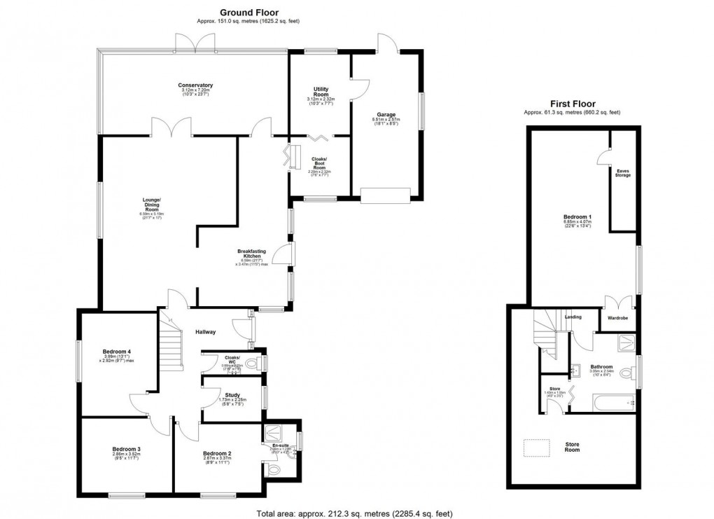 Floorplan for The Rise, Darras Hall, Ponteland, Newcastle Upon Tyne