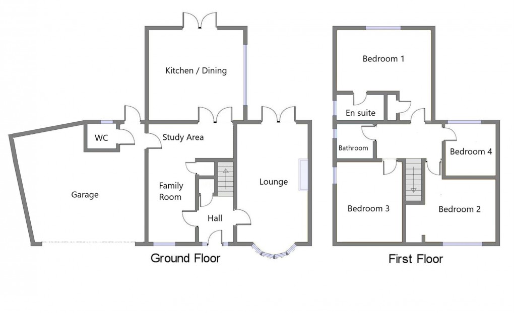 Floorplan for Thornhill Road, Ponteland, Newcastle Upon Tyne