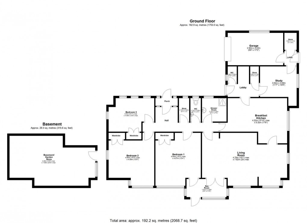 Floorplan for Station Road, Heddon-On-The-Wall, Newcastle Upon Tyne