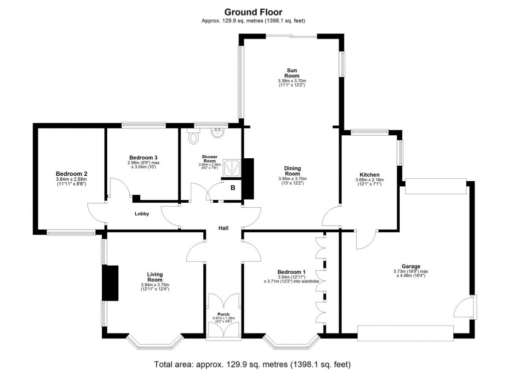 Floorplan for Middle Drive, Darras Hall, 