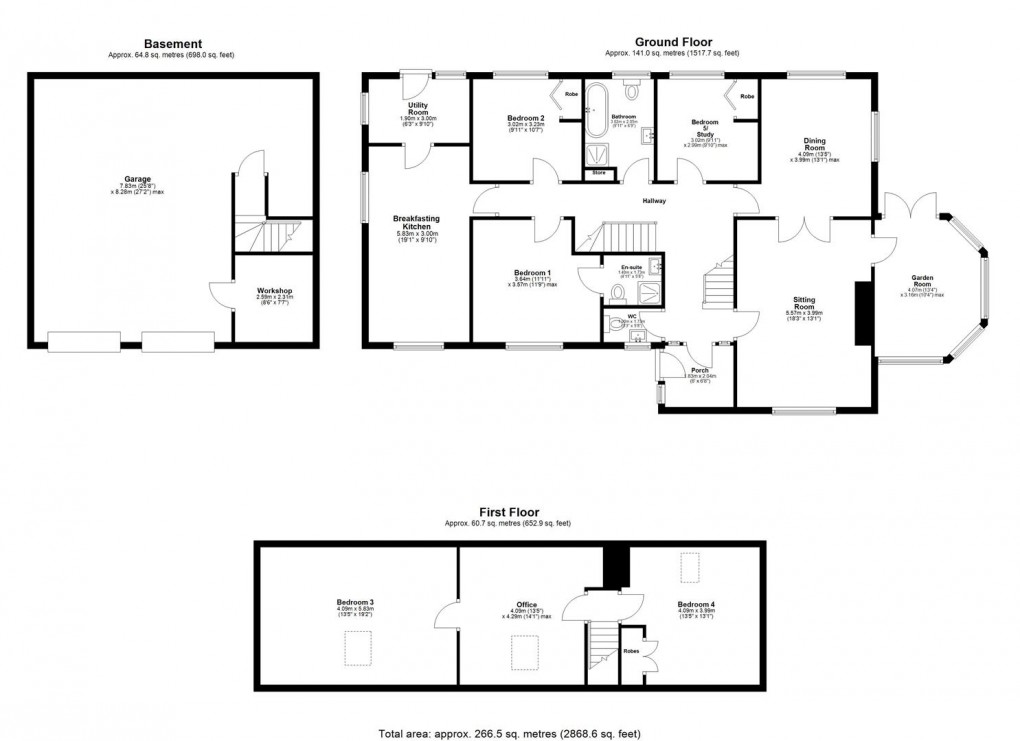 Floorplan for Heddon Banks, Heddon-On-The-Wall, Northumberland