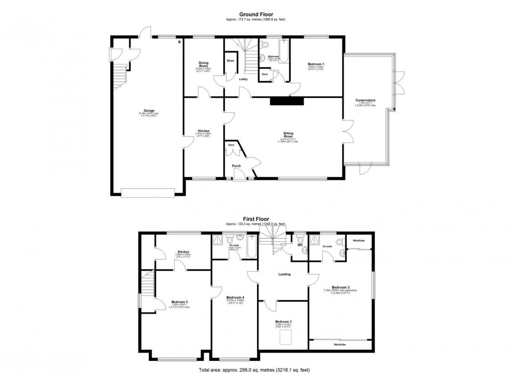 Floorplan for Errington Road, Darras Hall, Ponteland, Newcastle Upon Tyne