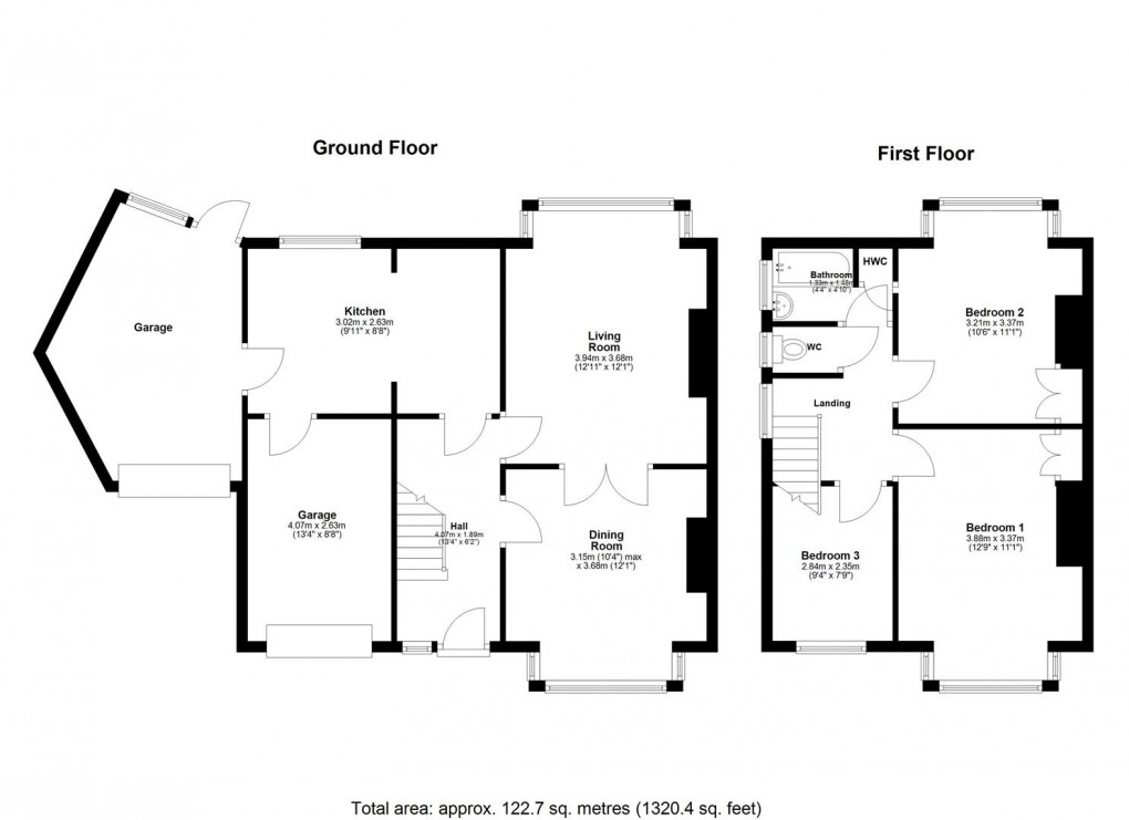 Floorplan for Benton Hall Walk, Cochrane Park, Newcastle Upon Tyne