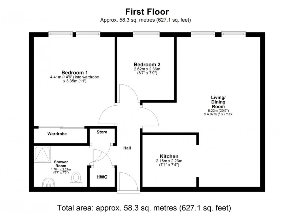 Floorplan for Meadowfield Park, Ponteland, Newcastle Upon Tyne