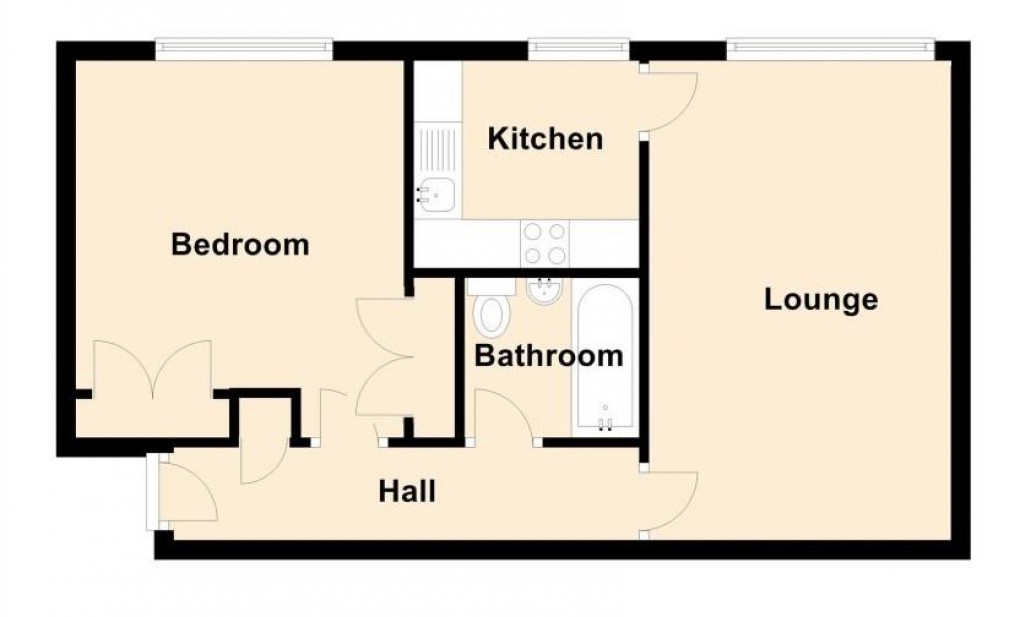 Floorplan for Haydon Close, Newcastle Upon Tyne