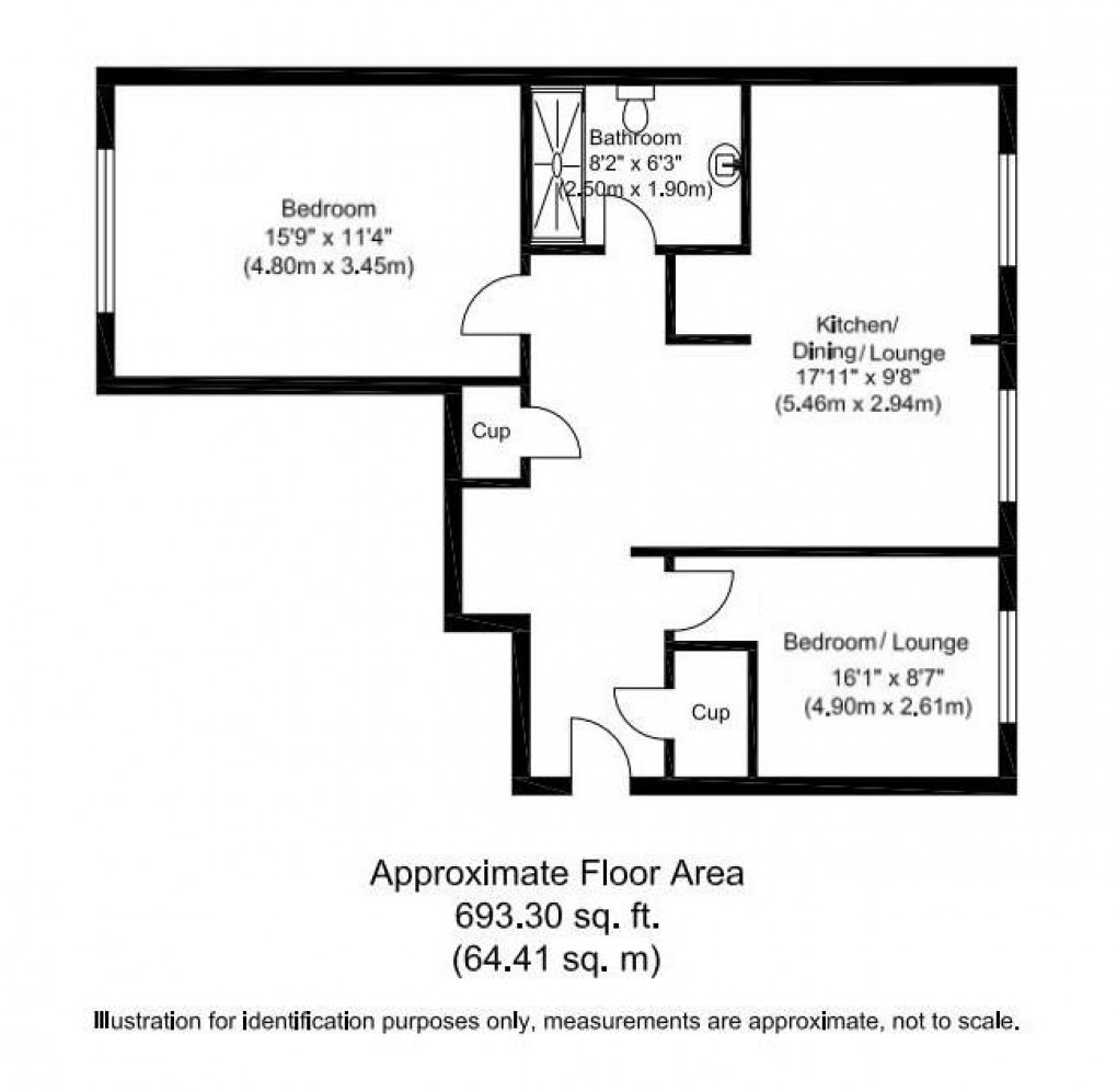 Floorplan for Cecil Court, Ponteland