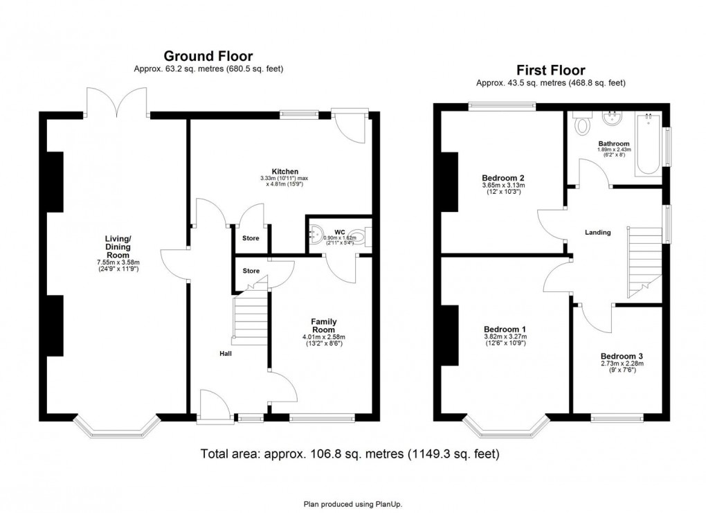 Floorplan for Coast Road, Cochrane Park, Newcastle Upon Tyne
