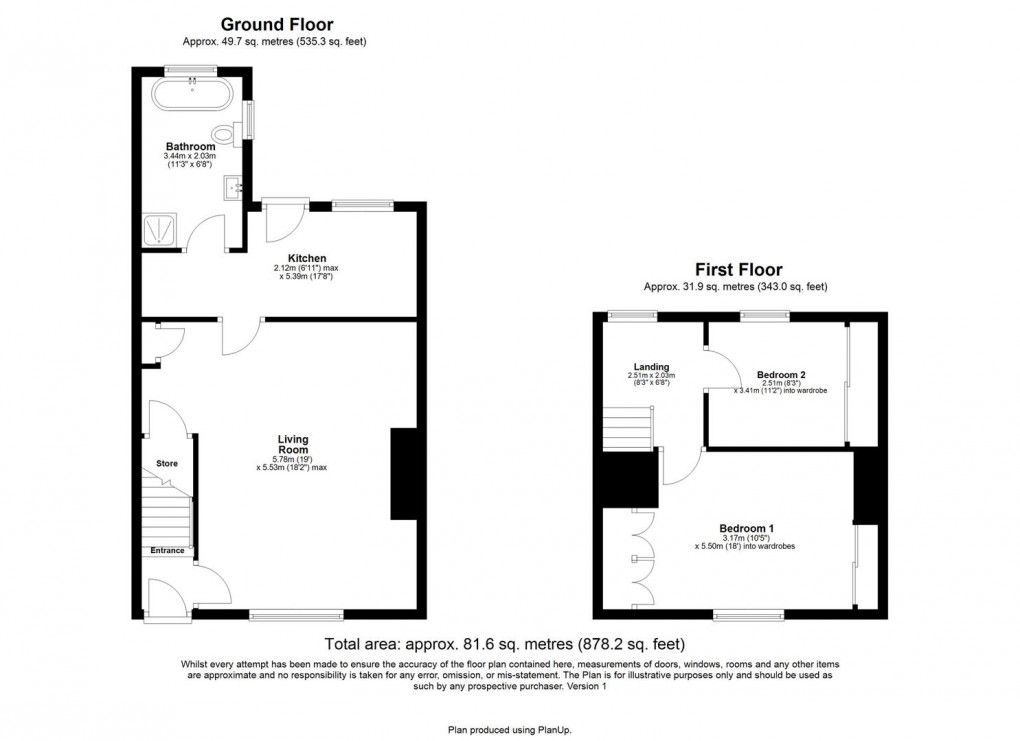 Floorplan for Westmacott Street, Newburn, Newcastle Upon Tyne