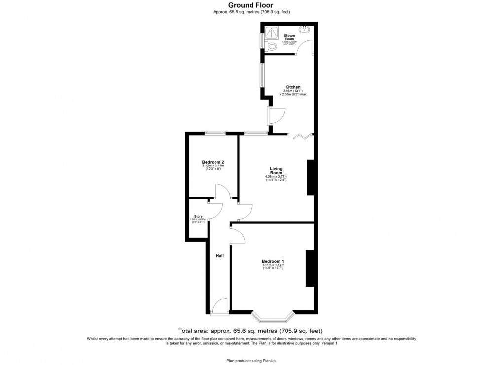 Floorplan for Redcar Road, North Heaton, Newcastle Upon Tyne