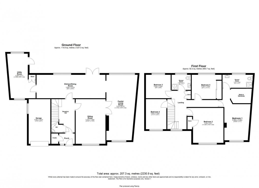 Floorplan for Ridgely Close, Ponteland,