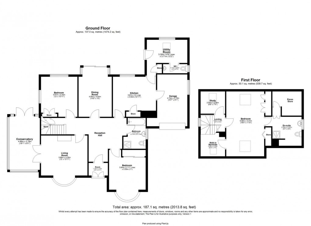Floorplan for Middle Drive, Darras Hall, Ponteland, Newcastle Upon Tyne