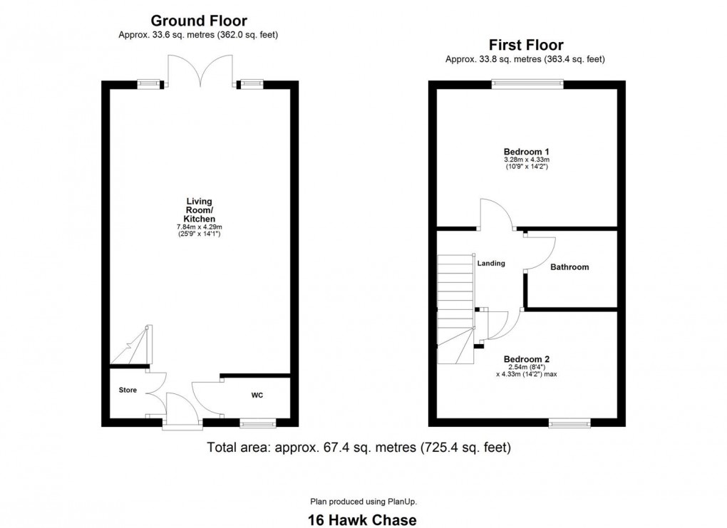 Floorplan for Hawk Chase, Woolsington Grange, Kenton Bank Foot, Newcastle Upon Tyne