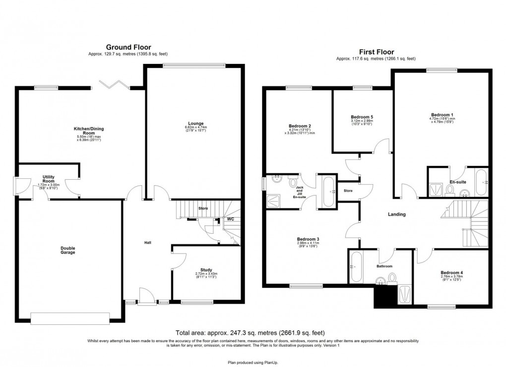 Floorplan for Eachwick Drive, Medburn, Newcastle Upon Tyne