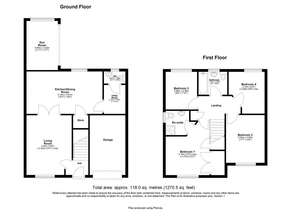Floorplan for Wheatfield Road, Westerhope, Newcastle Upon Tyne