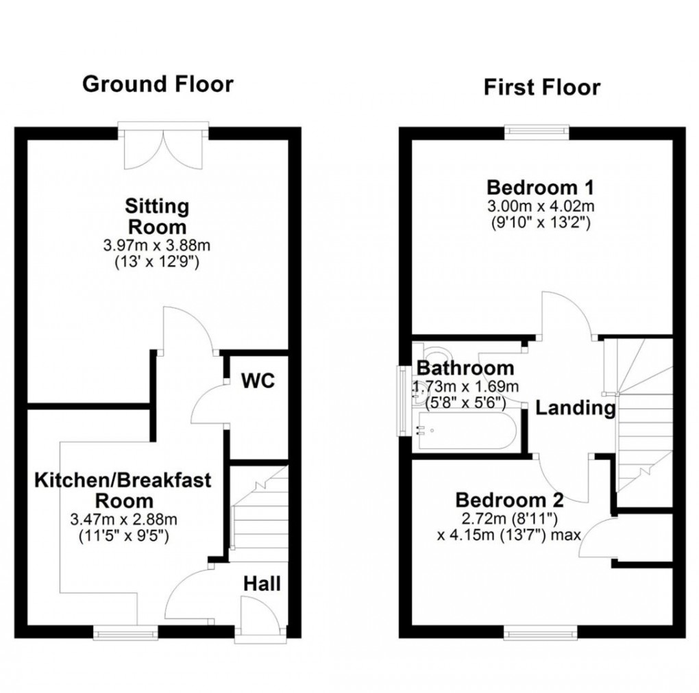 Floorplan for Belsay Lane, West Denton, Newcastle upon Tyne