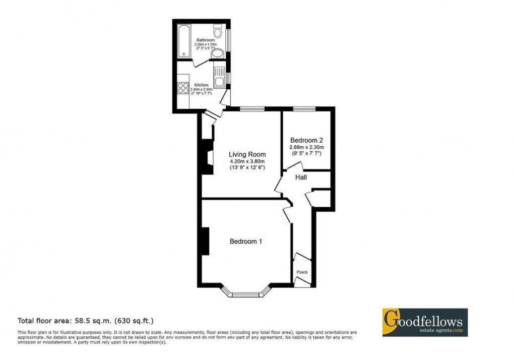 Floorplan for Addycombe Terrace, Heaton, Newcastle Upon Tyne