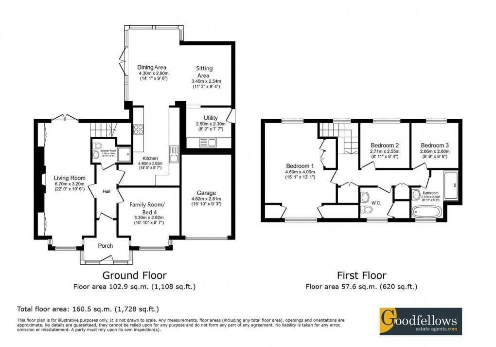 Floorplan for Callerton Lane, Ponteland, Newcastle Upon Tyne