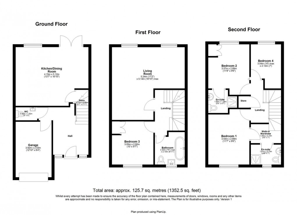 Floorplan for Chapel Grange, Westerhope, Newcastle Upon Tyne