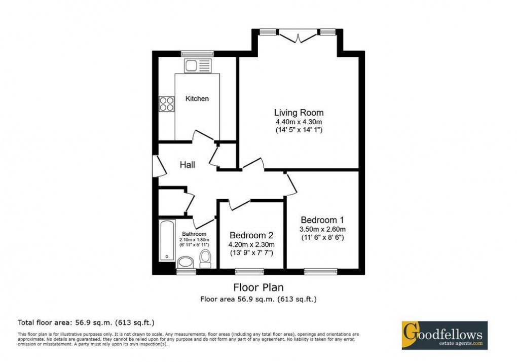 Floorplan for Sunflower Drive, Newcastle Great Park, Newcastle Upon Tyne