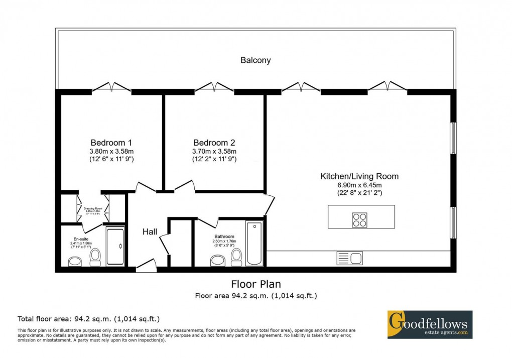 Floorplan for Thornhill Road, Ponteland, Newcastle Upon Tyne