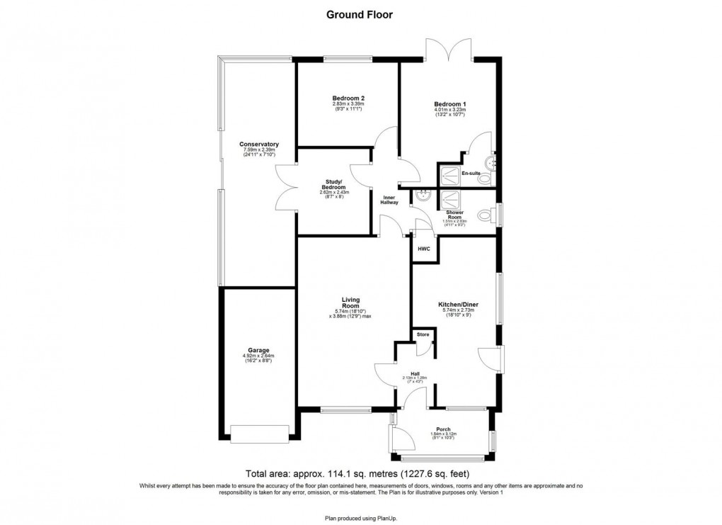 Floorplan for Dunsgreen, Ponteland, Newcastle Upon Tyne