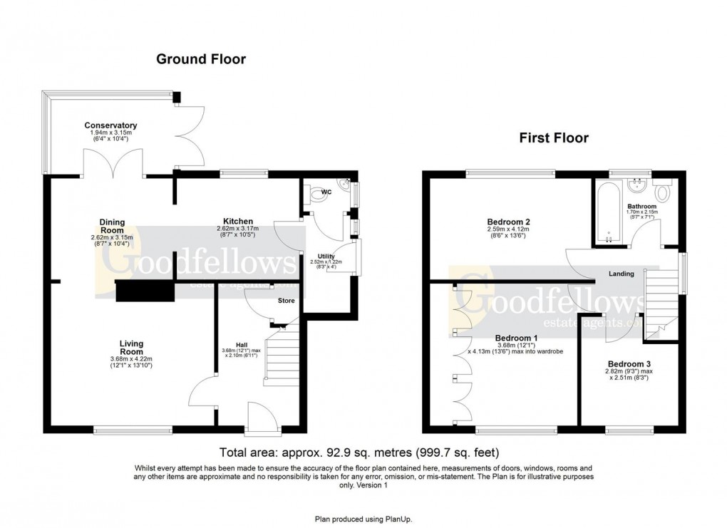 Floorplan for St. Cuthberts Road, Fenham, Newcastle Upon Tyne