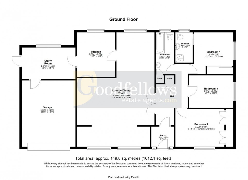 Floorplan for Hawthorn Way, Darras Hall, Ponteland, Newcastle Upon Tyne