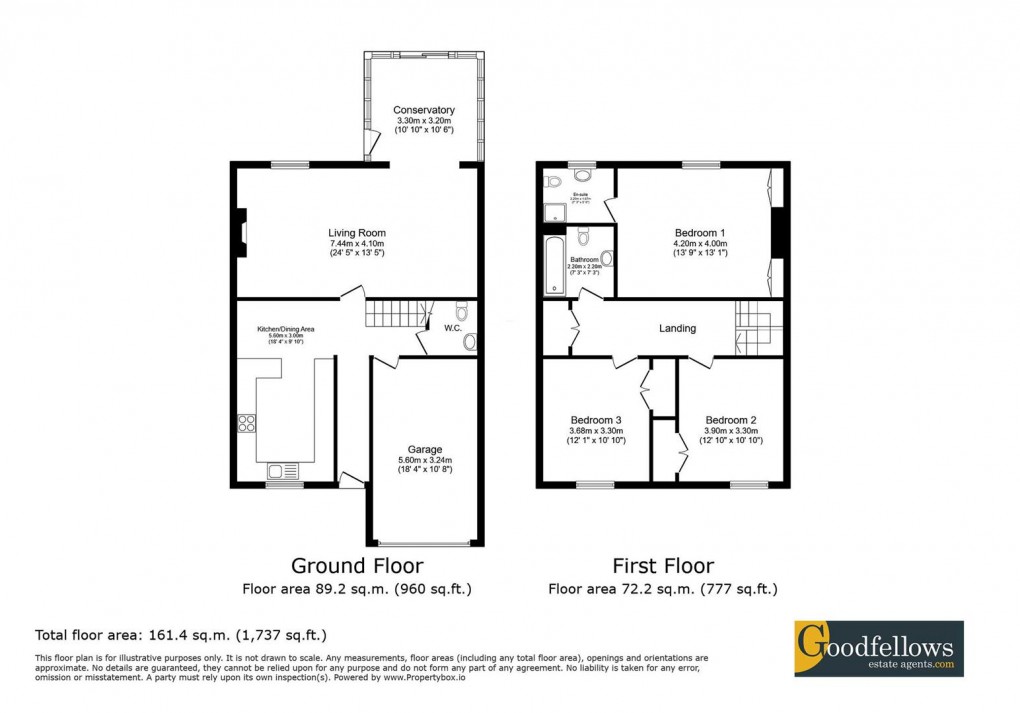 Floorplan for 8 Struddards Farm Court, Bates Lane, Blaydon-On-Tyne